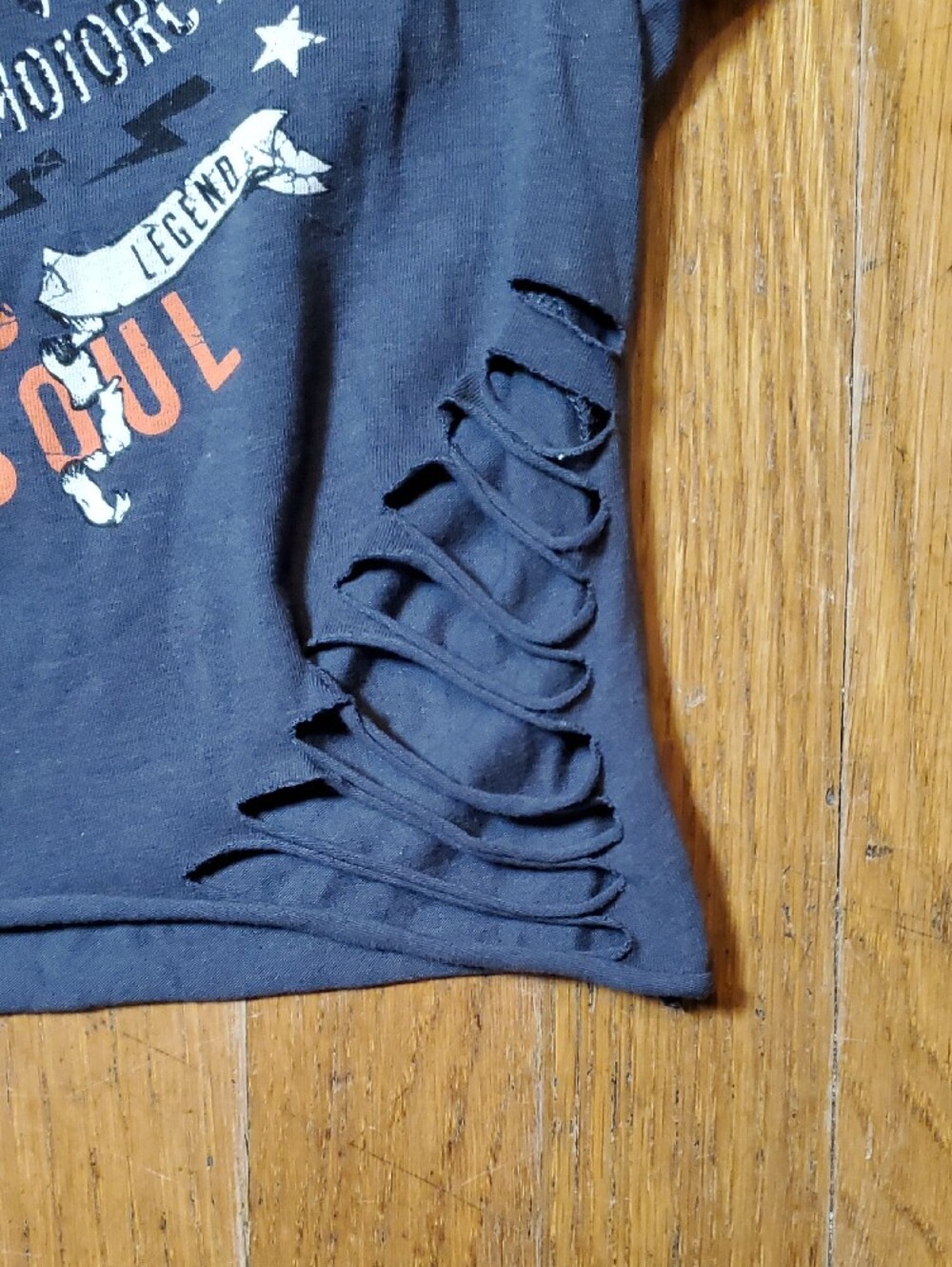 Custom Motorcycle Team Graphic Cropped And Distressed - Picture 9 of 9
